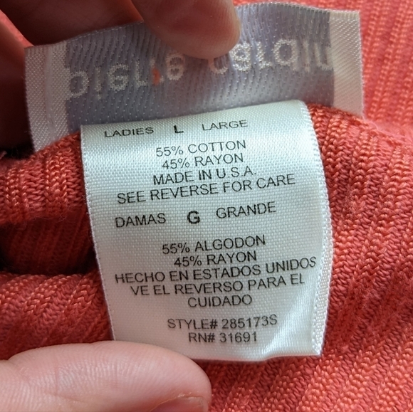 Pierre Cardin Vintage Ribbed Cardigan Sz L - Picture 11 of 12